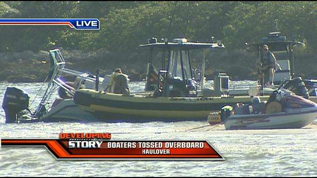 Boaters rescued after boat capsizes - WSVN 7News | Miami News, Weather ...