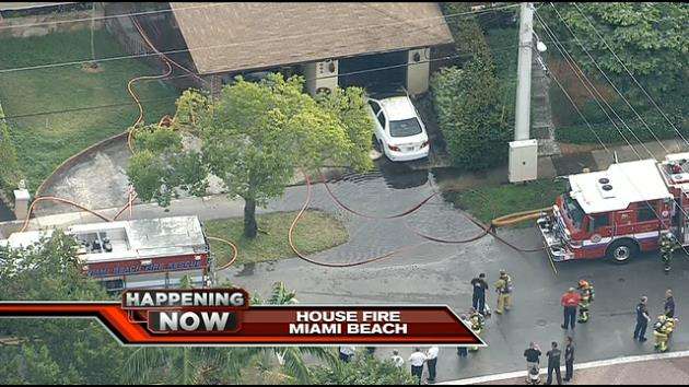 1 rescued in Miami Beach house fire - WSVN 7News | Miami News, Weather ...