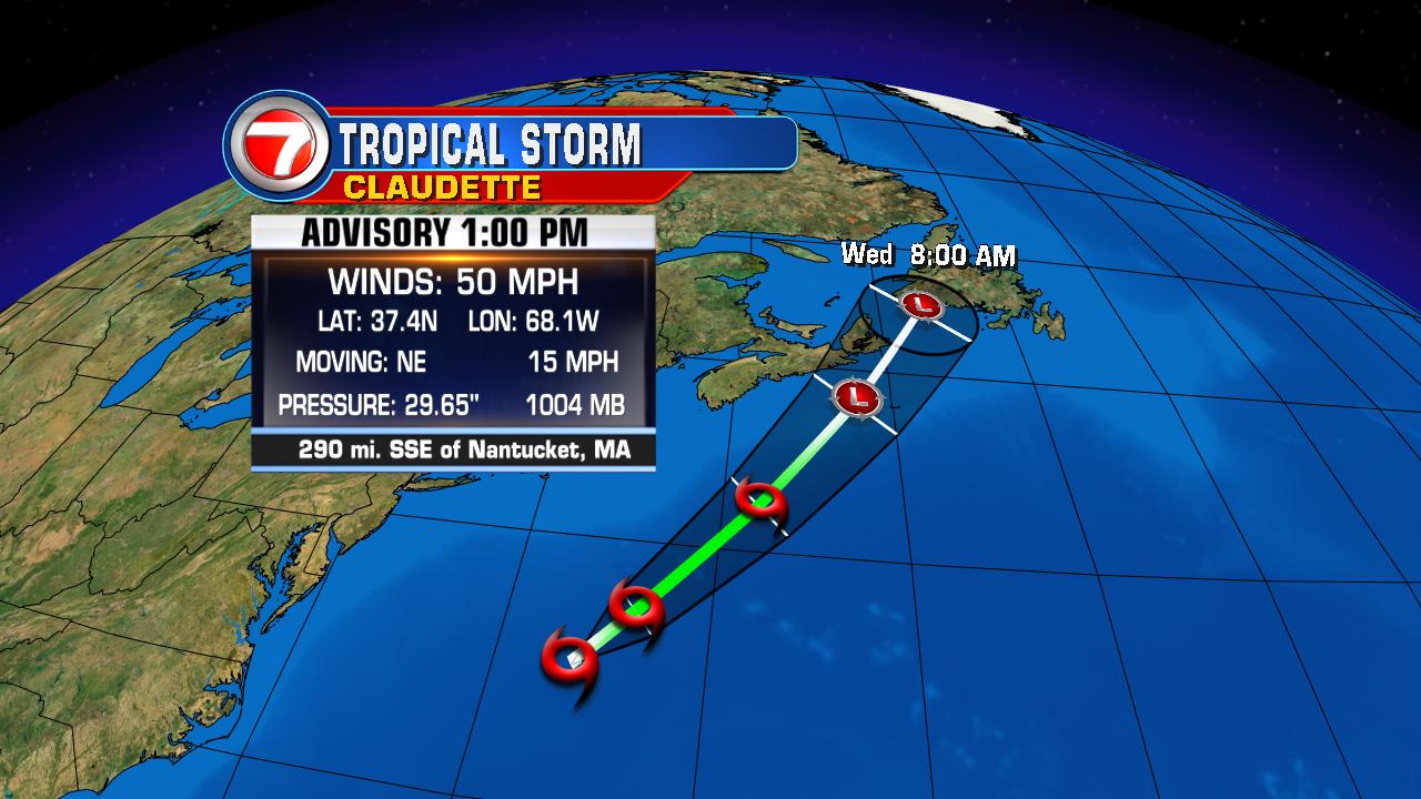 Tropical Storm Claudette Forms In Atlantic No Threat To Us Wsvn 7news Miami News Weather Sports Fort Lauderdale