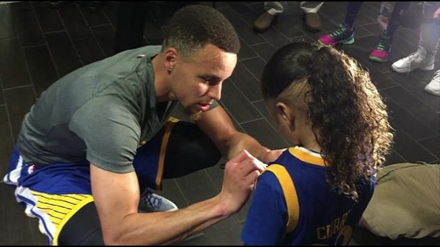 Stephen Curry brings joy to 5 year old boy with cancer WSVN