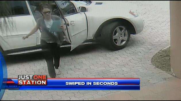 Woman caught on camera stealing parcel from SW Miami-Dade home - WSVN ...