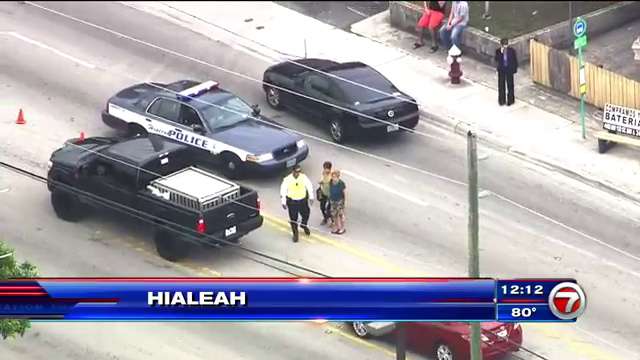Elderly woman hospitalized after being struck by car - WSVN 7News ...
