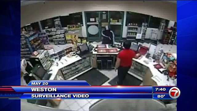 Shell Robbery Armed robber targets Weston gas station - WSVN 7News | Miami News ...