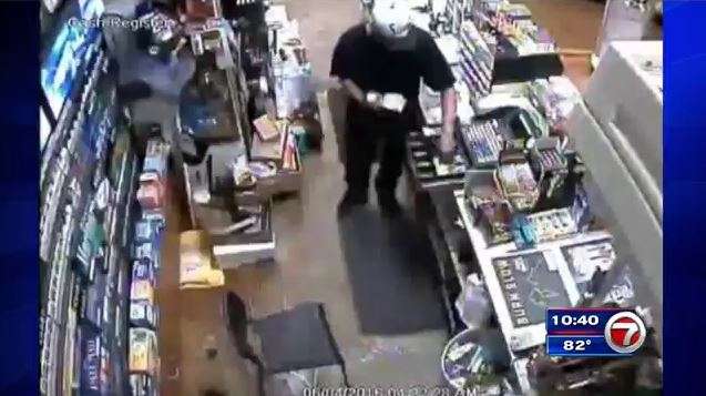 Dania Beach gas station robbed at gunpoint; 2 at large - WSVN 7News ...