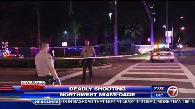 1 dead in Northwest Miami-Dade bus stop shooting - WSVN 7News | Miami ...