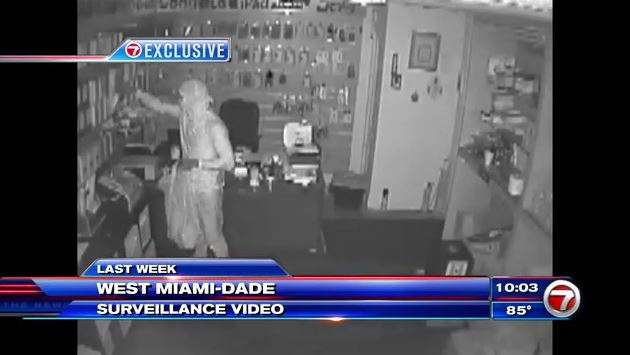 West Miami-Dade electronics store burglary caught on camera - WSVN ...