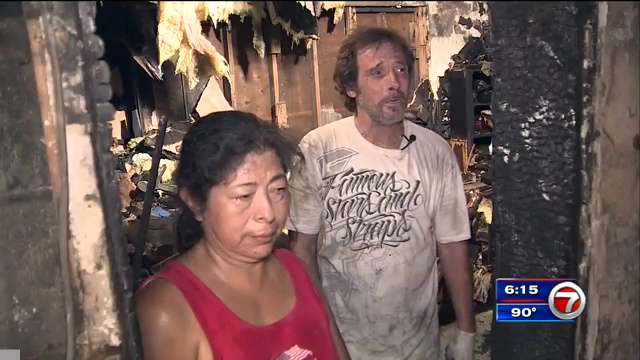 Davie family displaced after fire destroys home - WSVN 7News | Miami ...