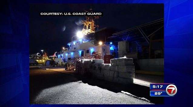 Coast Guard offloads $33M in cocaine, marijuana in Puerto Rico - WSVN ...
