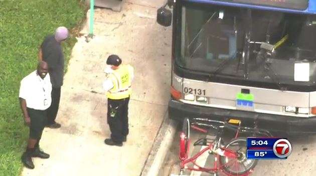 Miami-Dade County bus involved in accident - WSVN 7News | Miami News ...