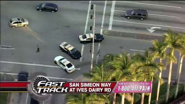 Pedestrian struck by car on Ives Dairy Road - WSVN 7News | Miami News ...