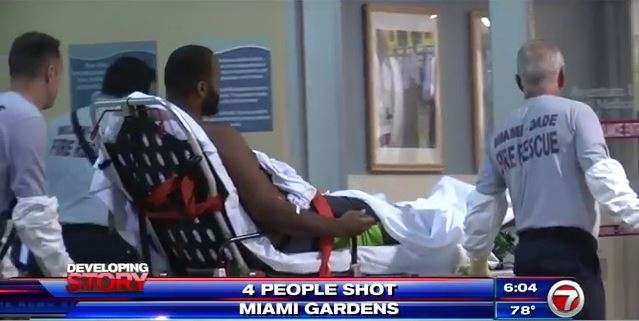 4 people shot in Miami Gardens, gunmen at large - WSVN 7News | Miami ...