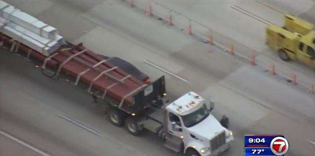 All clear after semi-truck crash on I-95 - WSVN 7News | Miami News ...