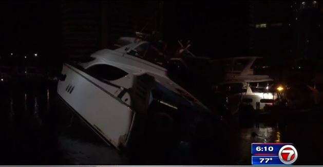Man trying to steal yacht slams into Miami Beach Marina - WSVN 7News ...