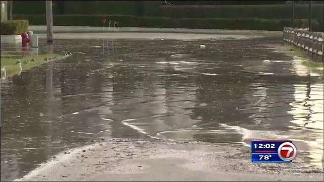 Supermoon causes heavy flooding across South Florida - WSVN 7News ...