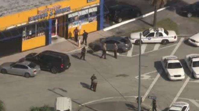 Man in stable condition after shots fired outside Miami store - WSVN ...