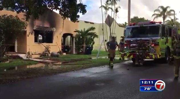 Elderly man critical after West Miami home catches fire - WSVN 7News ...