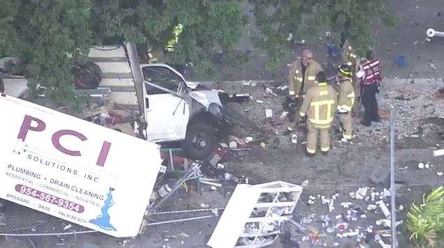 1 dead, 3 injured in truck crash - WSVN 7News | Miami News, Weather ...