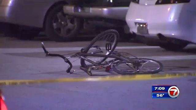Bicyclist shot 3 times; shooter at large - WSVN 7News | Miami News ...