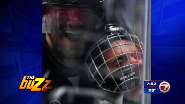 Justin Bieber Gets Hit, Bounces Back in Celeb Hockey Game – Billboard