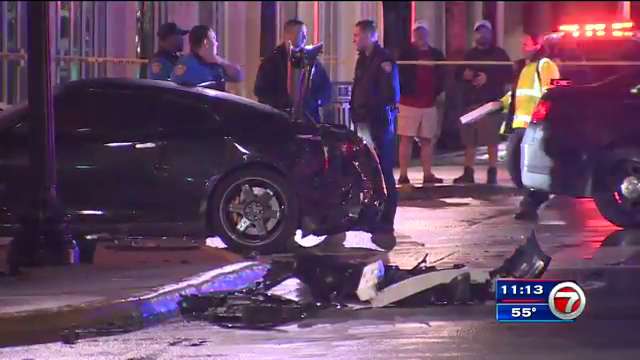 Driver arrested after South Beach police chase ends in crash - WSVN ...