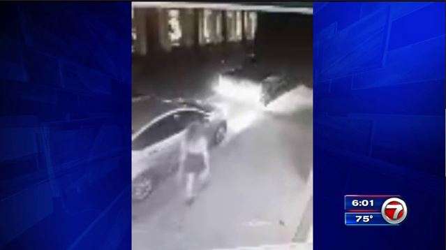 Surveillance video captures man grabbing young woman - WSVN 7News ...