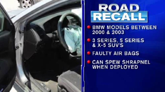 BMW recalling 230K vehicles that may have Takata air bags - WSVN 7News ...