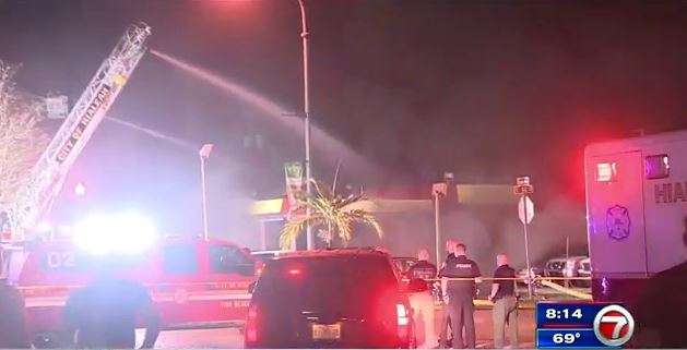 Auto repair shop in Hialeah catches fire - WSVN 7News | Miami News ...