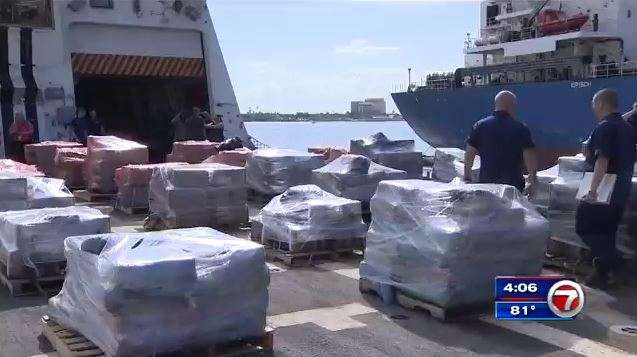 US Coast Guard seizes 16 tons of cocaine - WSVN 7News | Miami News ...