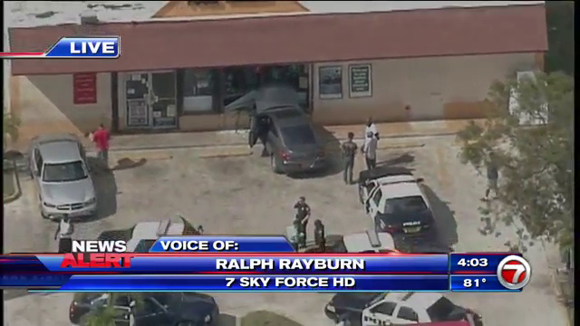 Camera captures car crashing into business, car accident on same day - WSVN 7News | Miami News ...