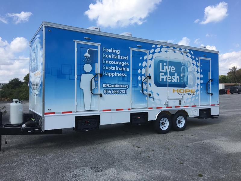 South Florida nonprofit offers free mobile showers for homeless WSVN