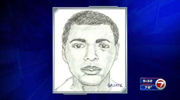 Sketch released of man who robbed postal worker at gunpoint - WSVN ...