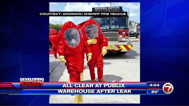 All clear given at evacuated Publix warehouse due to ...