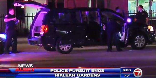 5 teens arrested after police pursuit ends in Hialeah Gardens - WSVN ...
