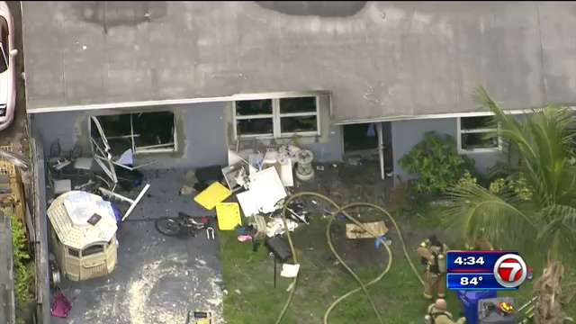 Impact windows an obstacle for crews fighting house fire - WSVN 7News ...