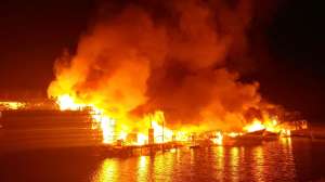 Marathon Marina Fire