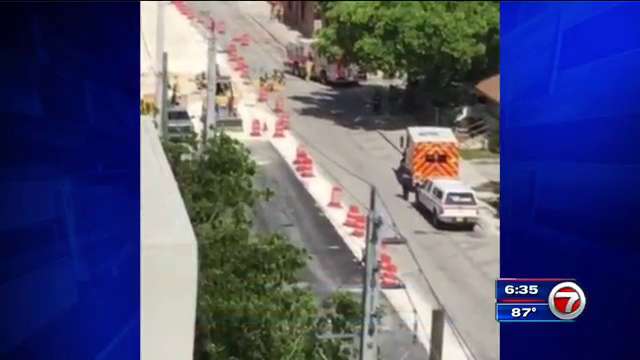 Crews cap large gas leak in Miami - WSVN 7News | Miami News, Weather ...