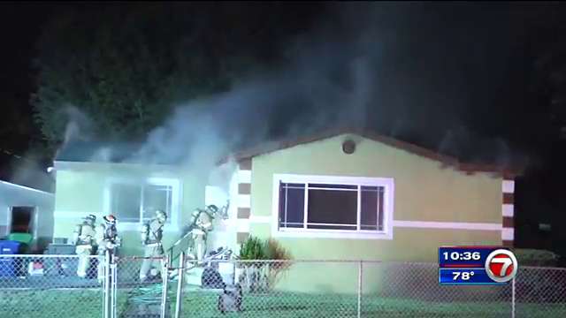 Family displaced after fire at NW Miami-Dade home - WSVN 7News | Miami ...