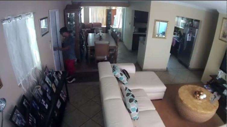 Home surveillance records burglar in Hollywood house - WSVN 7News ...