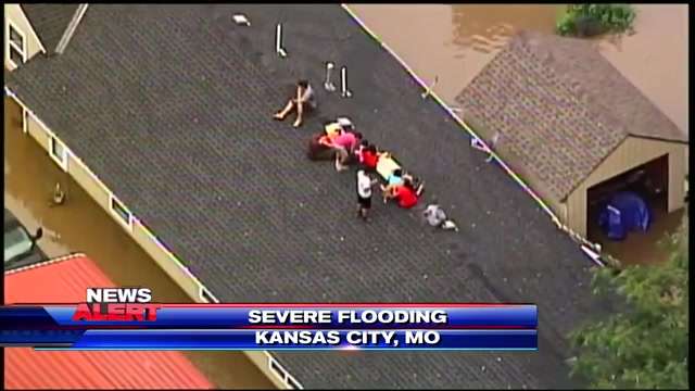 Heavy rains lead to water rescues in Kansas City area – WSVN 7News ...