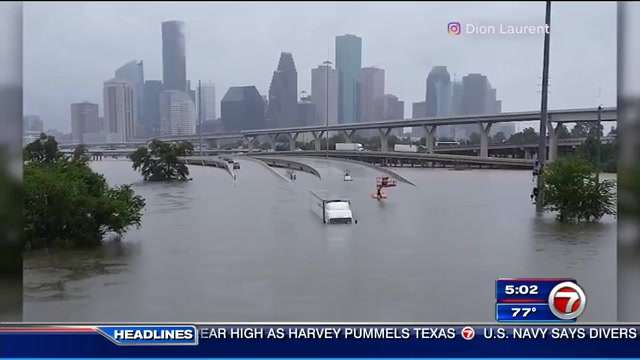 Harvey’s heavy rains ratchet up flooding fears in Louisiana - WSVN ...