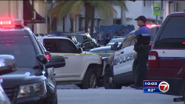 Driver shot by police after running over officer in Miami Beach - WSVN ...