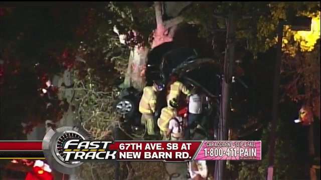Driver airlifted after crashing into tree in Miami Lakes - WSVN 7News ...