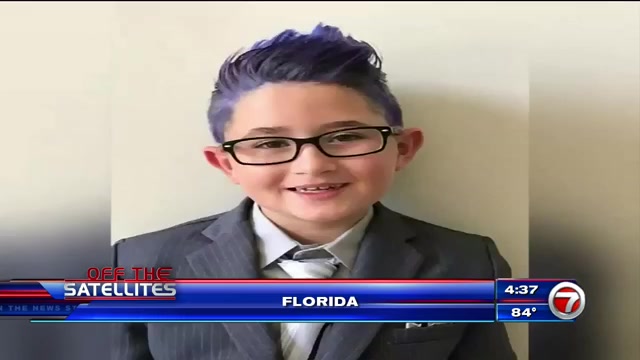 No blue hair on picture day for pupil, school principal says - WSVN 7News | Miami News, Weather ...