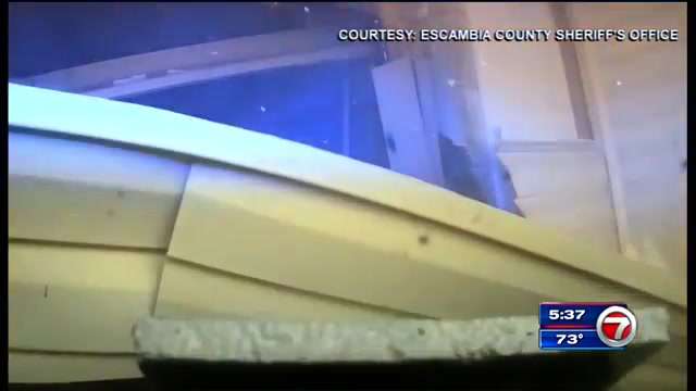 Former deputy sentenced after intentionally driving into ex-wife’s home ...