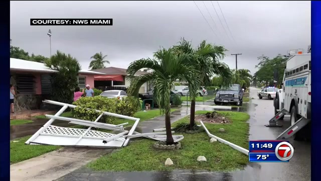 Tornado Causes Damage In Sw Miami Dade Shuts Down Bowling Alley Wsvn 7news Miami News Weather Sports Fort Lauderdale