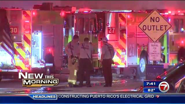 Crews battle apartment fire in North Bay Village - WSVN 7News | Miami ...