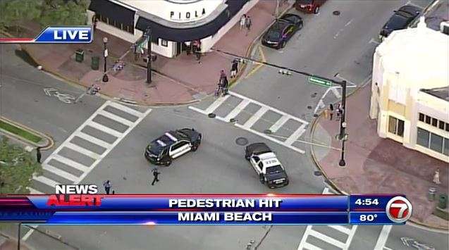 Pedestrian hit by car in Miami Beach causes road closures - WSVN 7News ...