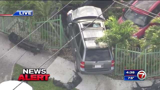 Police activity in Miami after chase ends in crash - WSVN 7News | Miami ...