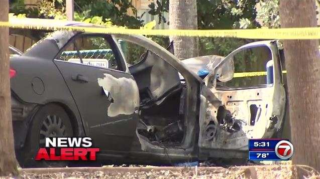 Arrest made in murder of man found in burning car - WSVN 7News | Miami ...