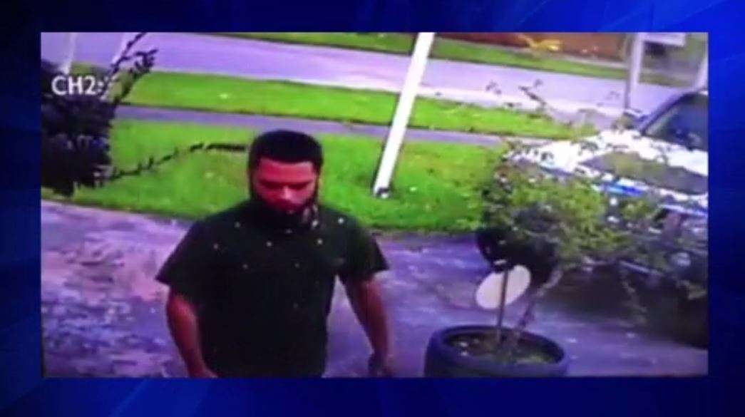 Thief caught on video swiping package from Hialeah home - WSVN 7News ...
